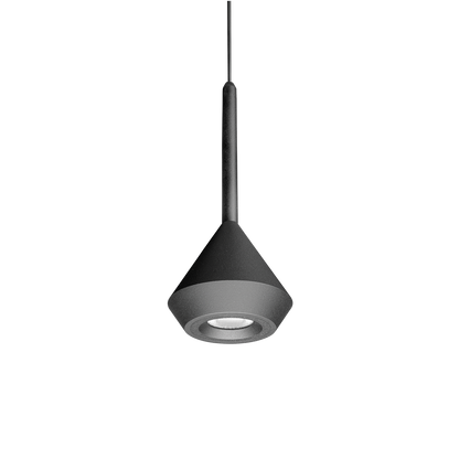 Pendul Spin Base, Negru Texturat, 2700K, Dali, Unghi 24°, 6,5W, Ip20, Cri>90, Max. 2 M