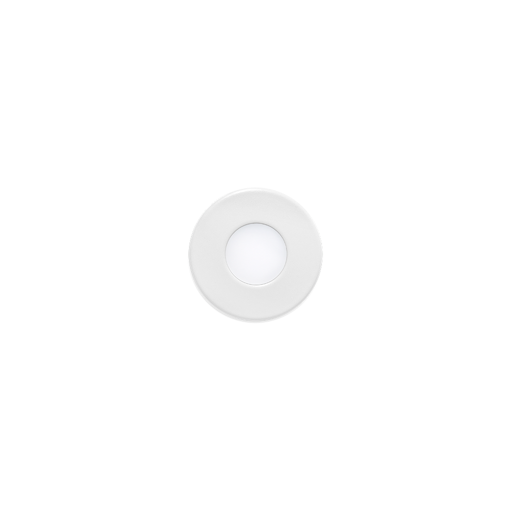 Spotlight Recessed For Steps / Stairs Step Xs, White, 4000K, Non-Dimmable, 110° Beam Angle, 1W, IP65, CRI>90