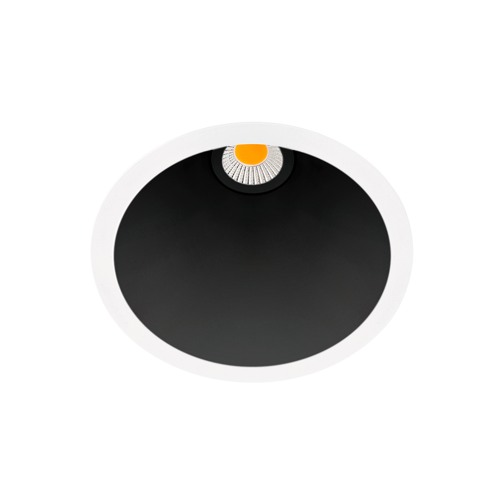 Spotlight Swap M, White-Black, 3000K, DALI / Push, 42° Beam Angle, 7W, IP20, CRI>97