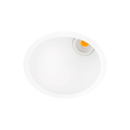 Spotlight Swap M Asymmetric, Matt White, 3500K, DALI / Push, 45° Beam Angle, 7W, IP65, CRI>90