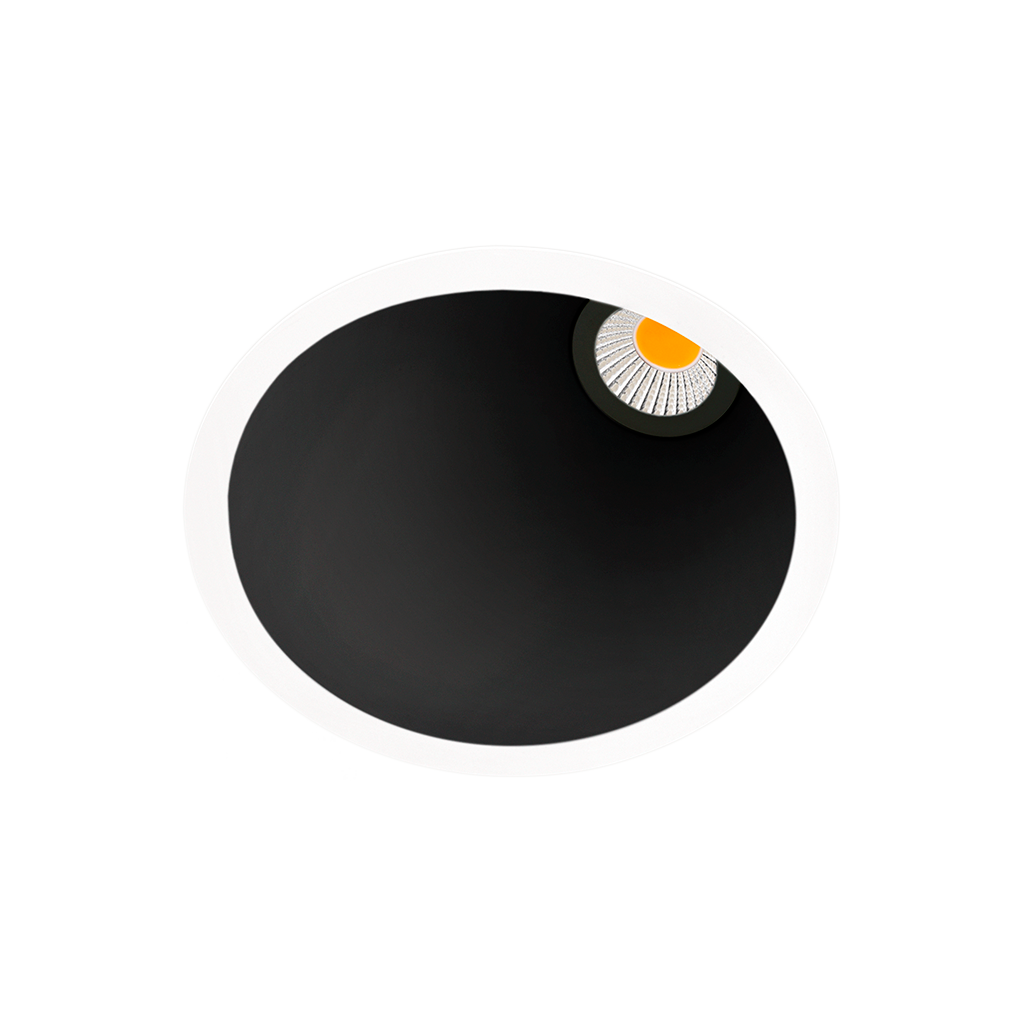 Spot Swap M Asymmetric, Alb-Negru, 2700K, Fără Dimare, Unghi 45°, 5W, Ip20, Cri>90