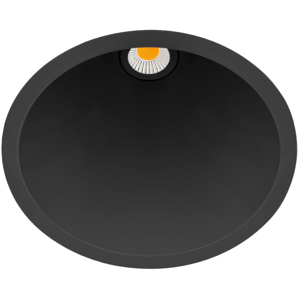 Spotlight Swap Xl, Matt Black, 3000K, DALI / Push, 43° Beam Angle, 7W, IP20, CRI>97
