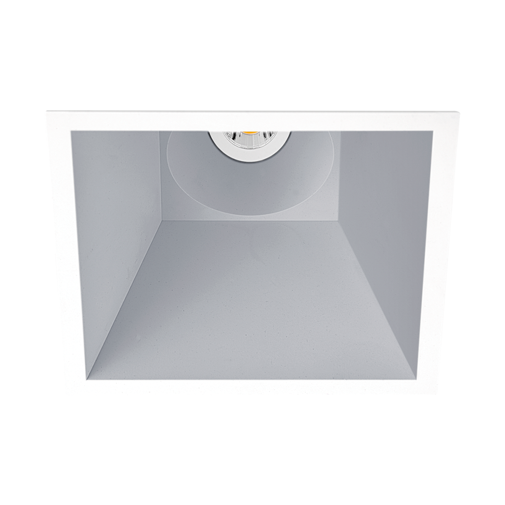 Spotlight Swap Square, Aluminium, 2700K, DALI / Push, 44° Beam Angle, 7W, IP20, CRI>90