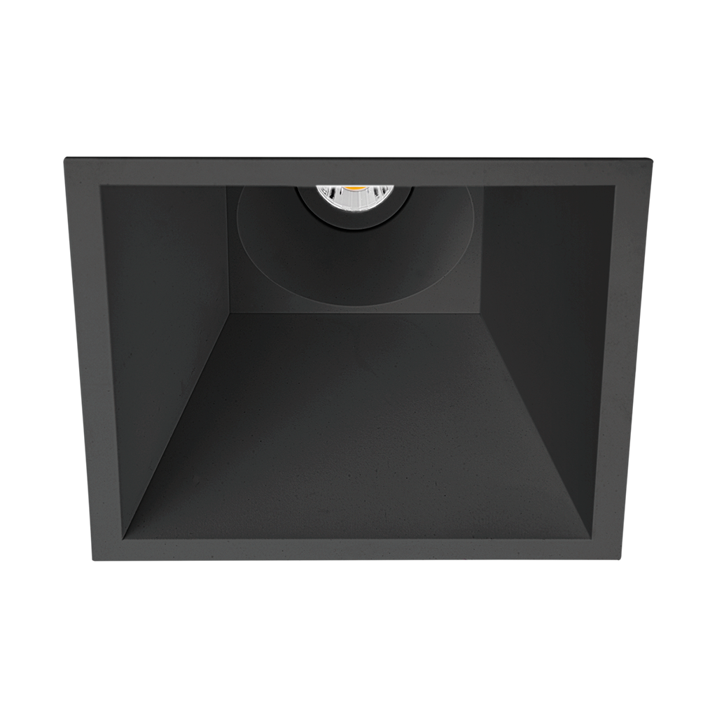 Spotlight Swap Square, Matt Black, 4000K, DALI / Push, 44° Beam Angle, 7W, IP20, CRI>90
