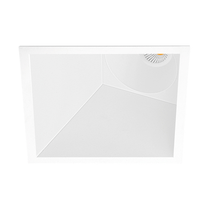 Spot Swap Square Asymmetric, Alb Mat, 3500K, Fără Dimare, Unghi 52°, 7W, Ip20, Cri>90