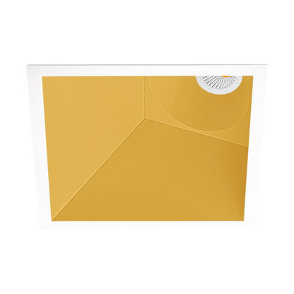 Spotlight Swap Square Asymmetric, Gold, 3500K, Non-Dimmable, 52° Beam Angle, 5W, IP20, CRI>90
