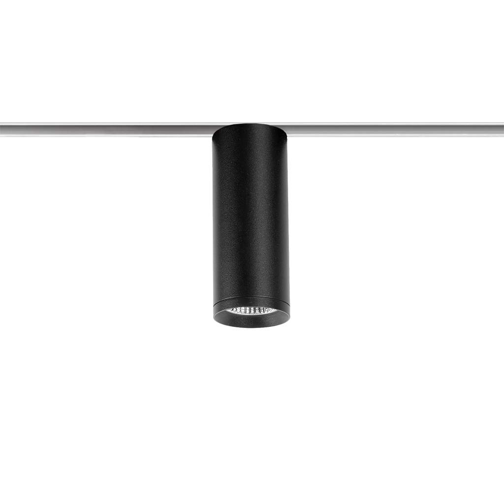 Spot Pentru Șină Arkoslight Top 48V, Negru Texturat - Șină Albă, 2700K, Dali, Unghi 20°, 6,5W, Ip20, Cri>90