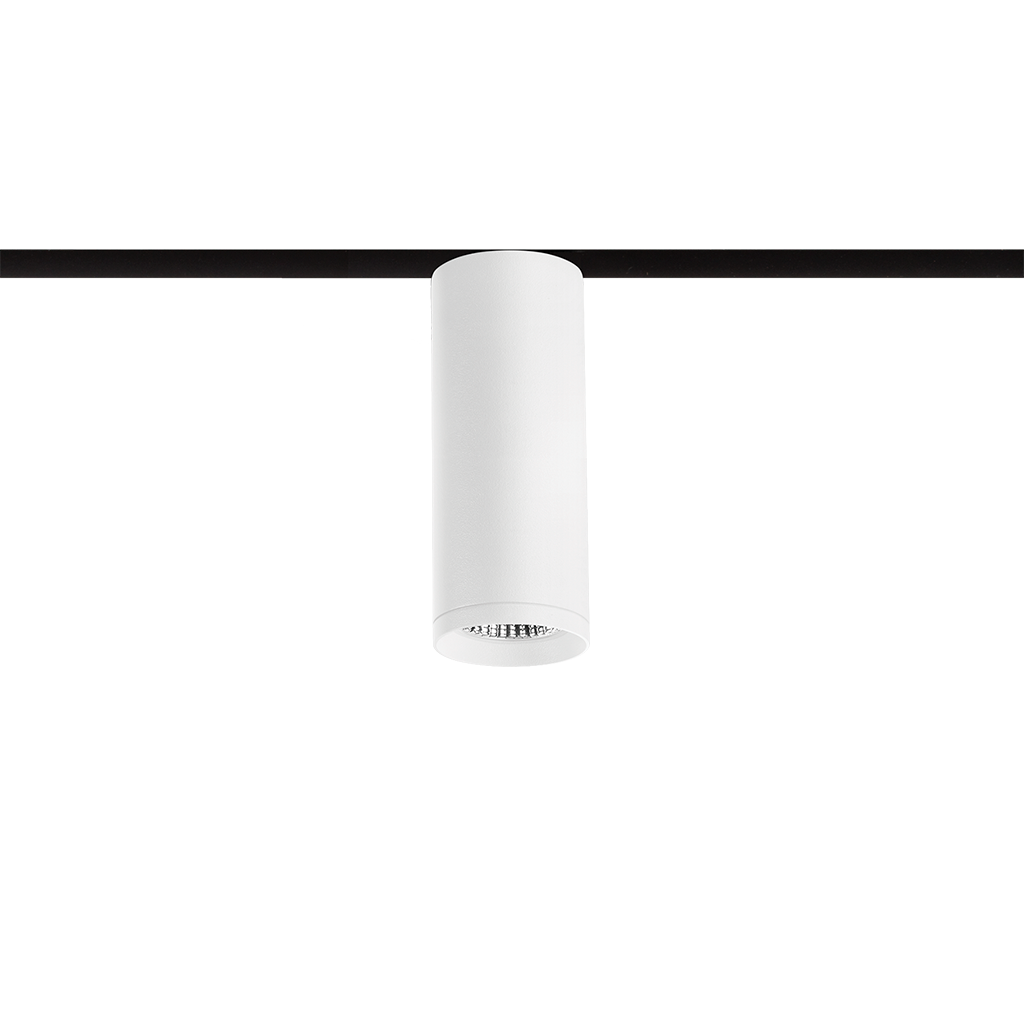Spot Pentru Șină Arkoslight Top 48V, Alb Texturat, 2700K, Dali, Unghi 20°, 6,5W, Ip20, Cri>90