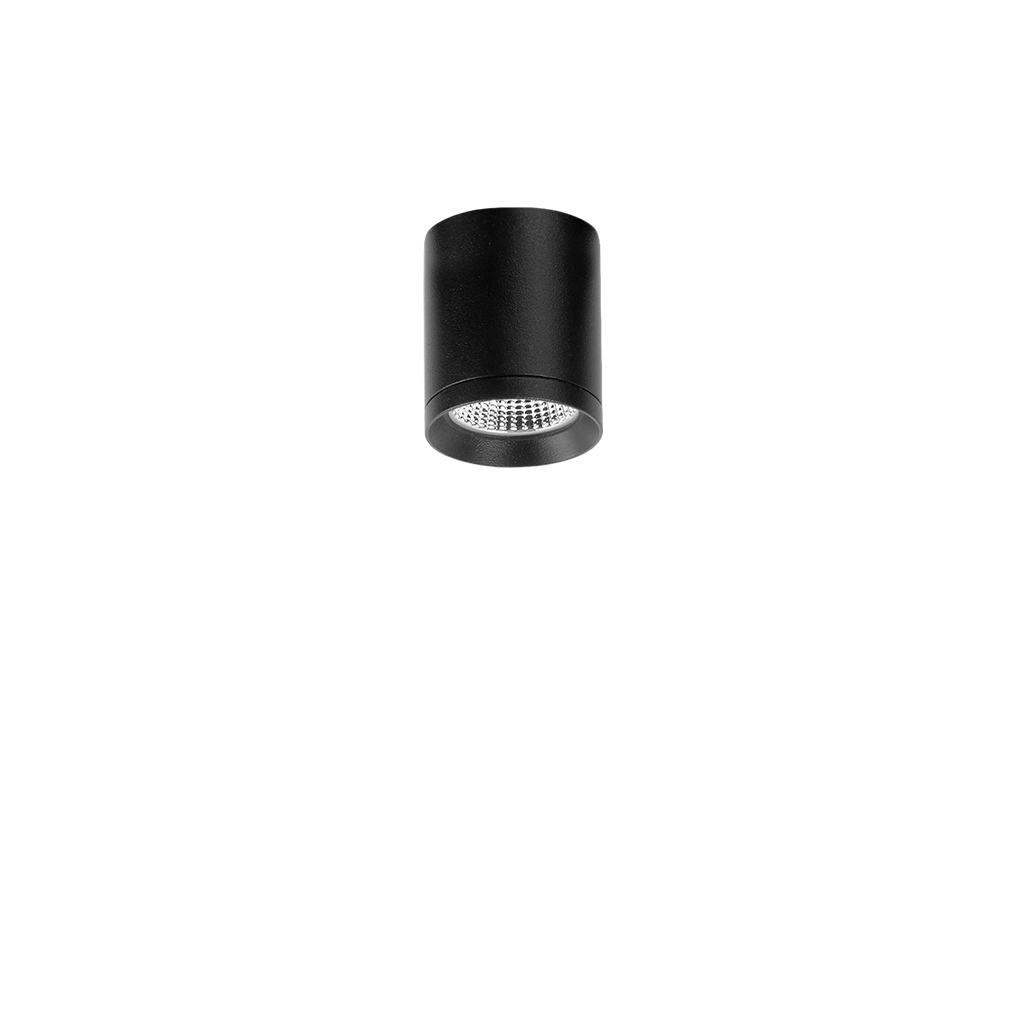 Spot Top Mini, Negru Texturat, 2700K, Fără Dimare / Dali / Push / 1-10V, Unghi 30°, 4,5 / 6,5W, Ip20, Cri>90