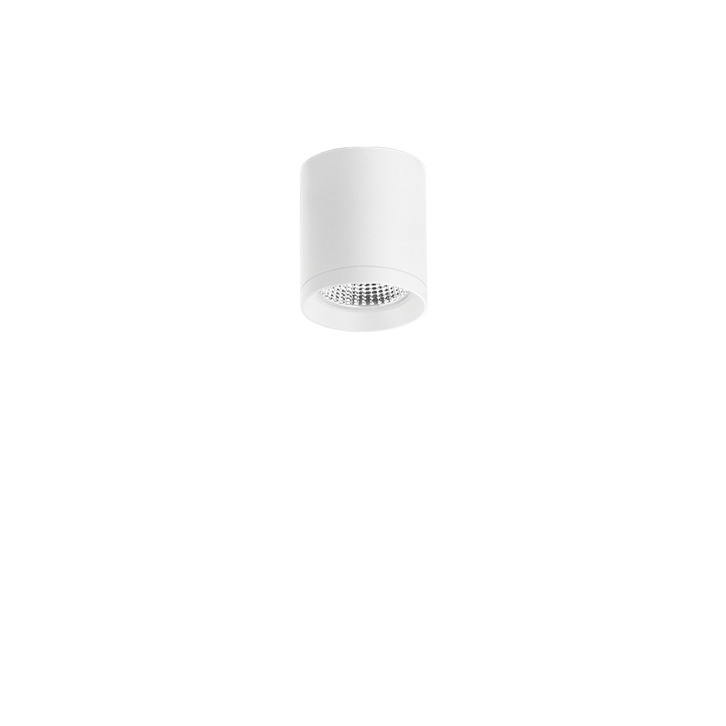 Spot Top Mini, Alb Texturat, 3000K, Fără Dimare / Dali / Push / 1-10V, Unghi 30°, 4,5 / 6,5W, Ip20, Cri>90