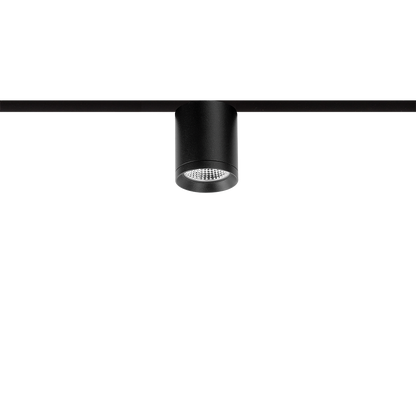 Spot Pentru Șină Arkoslight Top Mini 48V, Negru Texturat, 3000K, Dali, Unghi 56°, 6,5W, Ip20, Cri>90