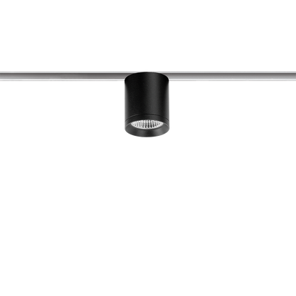 Spot Pentru Șină Arkoslight Top Mini 48V, Negru Texturat - Șină Albă, 2700K, Dali, Unghi 30°, 6,5W, Ip20, Cri>90