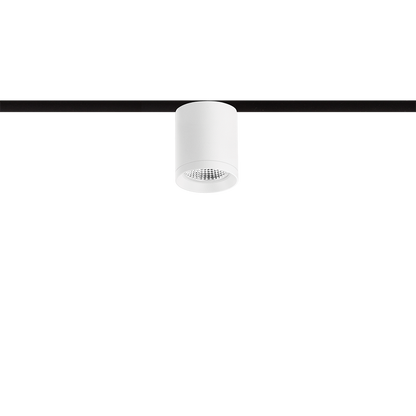 Track Spotlight Arkoslight Top Mini 48V, Textured White, 3000K, DALI, 30° Beam Angle, 6.5W, IP20, CRI>90