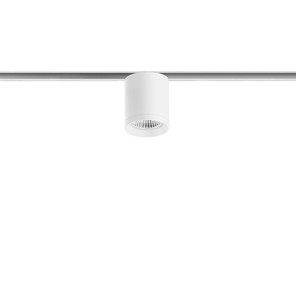Spot Pentru Șină Arkoslight Top Mini 48V, Alb Texturat - Șină Albă, 2700K, Dali, Unghi 30°, 6,5W, Ip20, Cri>90