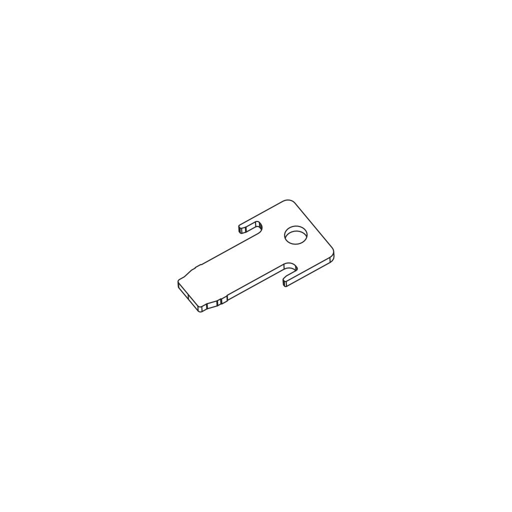 Track Accessory Arkoslight Template Mounting For Track 48V Trimless