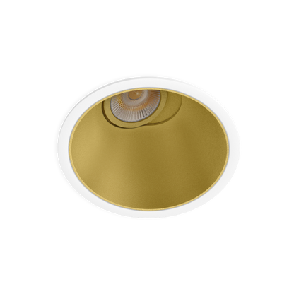 Spotlight Buddy L Tilt Tunable White, White-Gold, Tunable White 1800 - 4000K, DALI, 29° Beam Angle, 11.6W, IP54, CRI>90