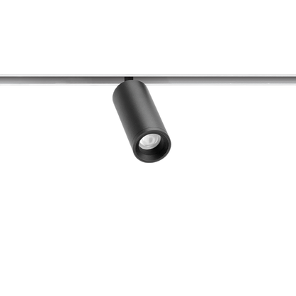 Track Spotlight Arkoslight Fit 27 48V, Textured Black - White Track, 2700K, DALI, 42° Beam Angle, 5.5W, IP20, CRI>90