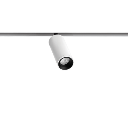 Spot Pentru Șină Arkoslight Fit 27 48V, Alb Texturat - Șină Albă, 2700K, Dali, Unghi 18°, 5,5W, Ip20, Cri>90