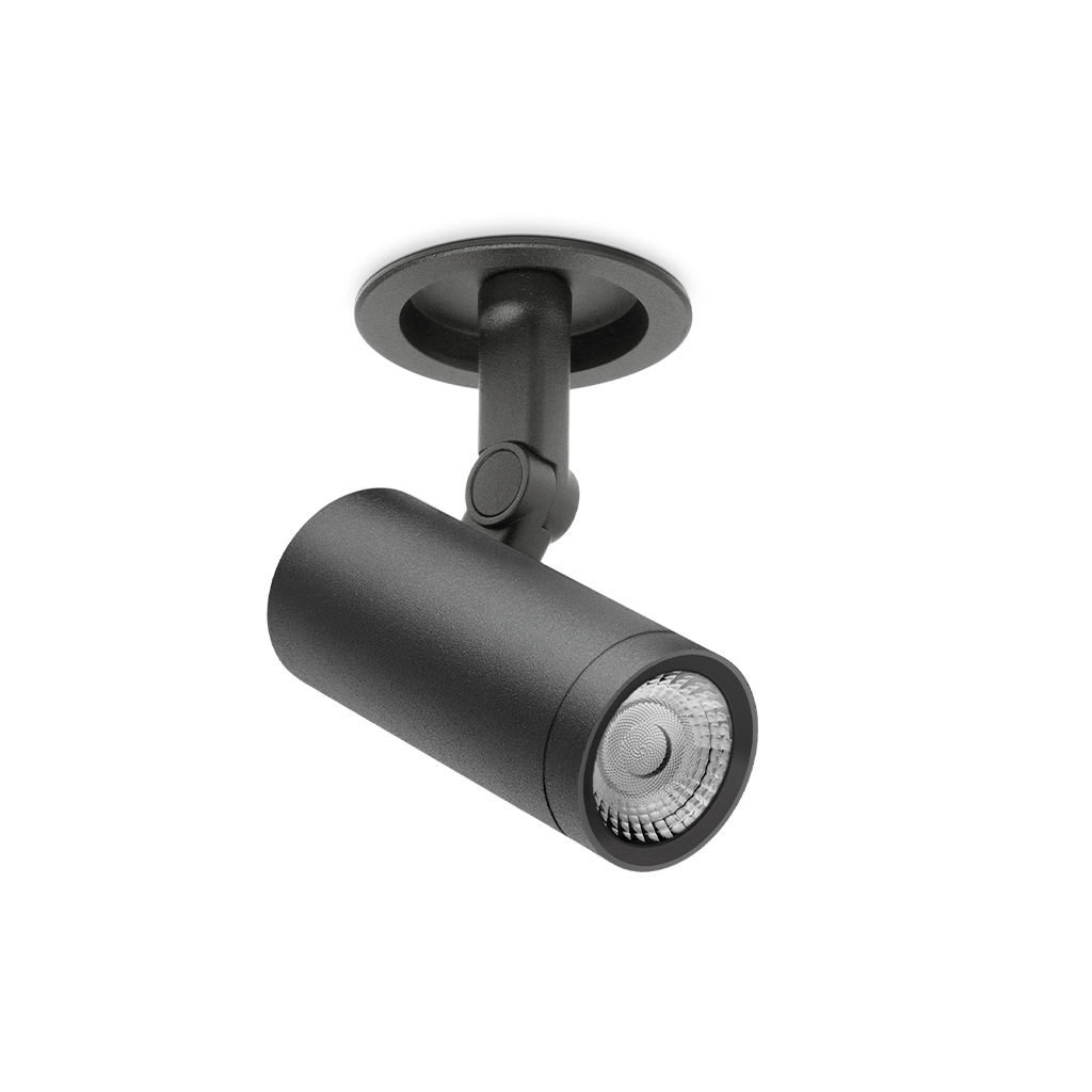 Spotlight Coco M Recessed, Textured Black, 3000K, DALI, 53° Beam Angle, 11.6W, IP20, CRI>90