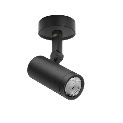 Spotlight Coco M Surface-Mounted Super Spot, Textured Black, 3500K, DALI, 13° Beam Angle, 8.7W, IP20, CRI>90