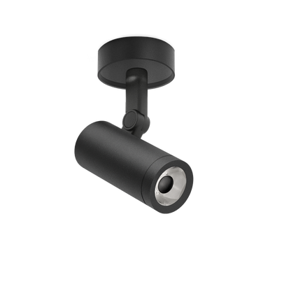 Spot Coco Aplicat Super Spot, Negru Texturat, 3500K, On Board, Unghi 12°, 6W, Ip20, Cri>90