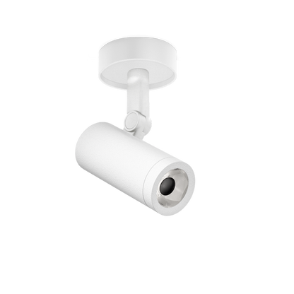 Spotlight Coco Surface-Mounted Super Spot, Textured White, 3000K, ON BOARD, 12° Beam Angle, 6W, IP20, CRI>90