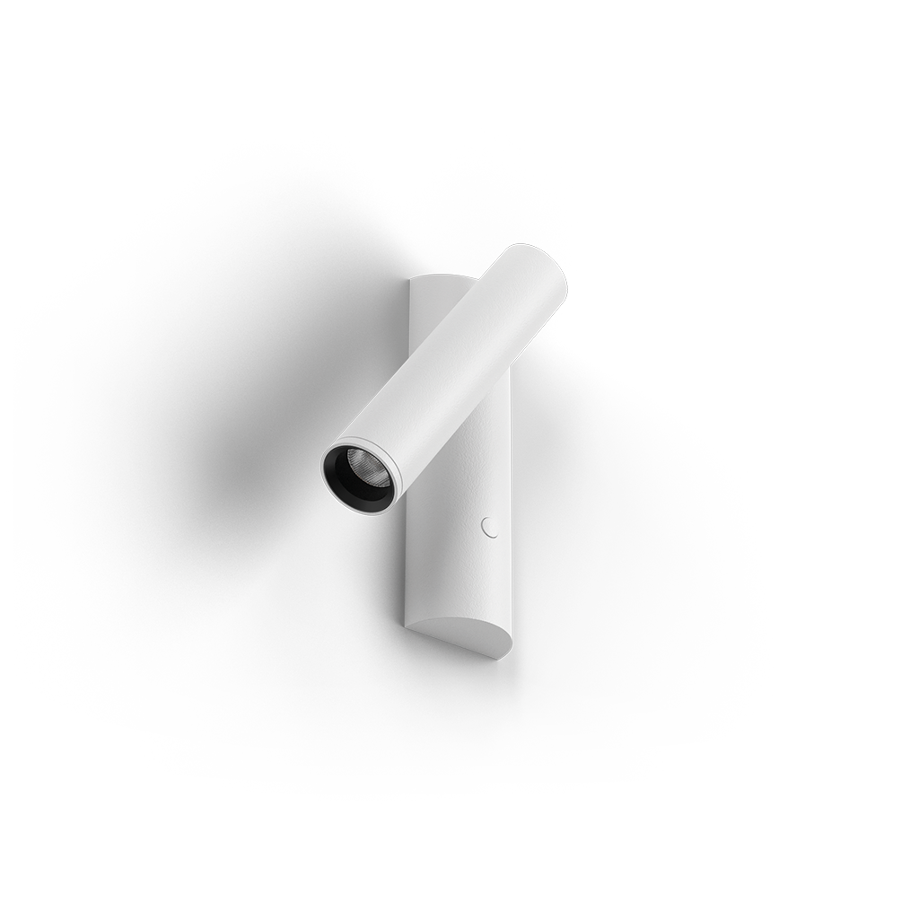 Spotlight Enso Semi-Recessed, Textured White, 2700K, Non-Dimmable, 16° Beam Angle, 2.1W, IP20, CRI>90