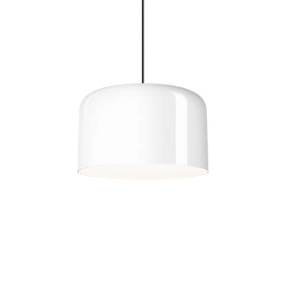 Pendant Hey Joe, Gloss White, 3000K, DALI, 86° Beam Angle, 11.5W, IP20, CRI>90, Max. 2 m