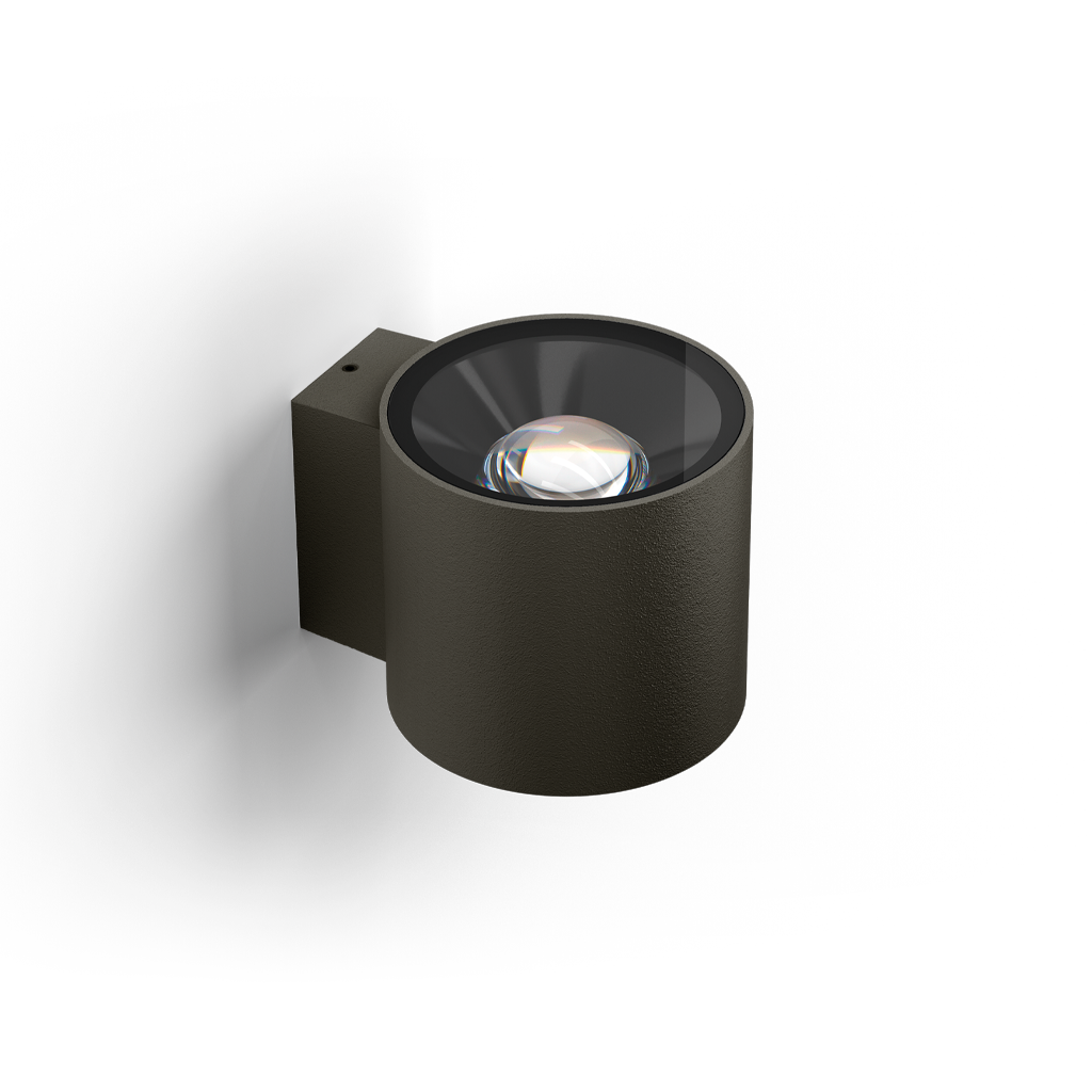 Spotlight Wall Mr Beam, Textured Grey, 3000K, Non-Dimmable, 64° Beam Angle, 8W, IP65, CRI>90