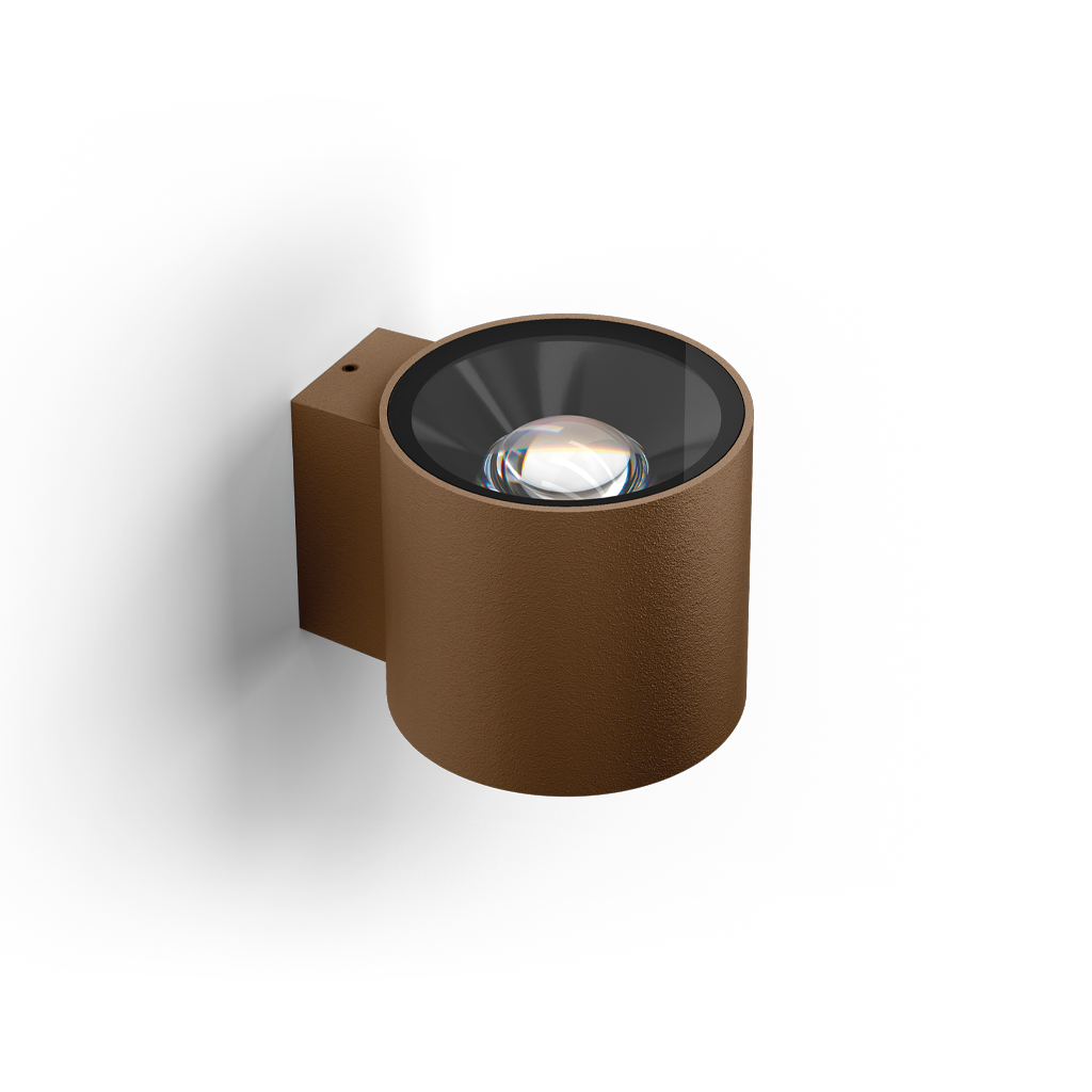 Spotlight Wall Mr Beam, Textured Oxidon, 2700K, Non-Dimmable, 64° Beam Angle, 8W, IP65, CRI>90