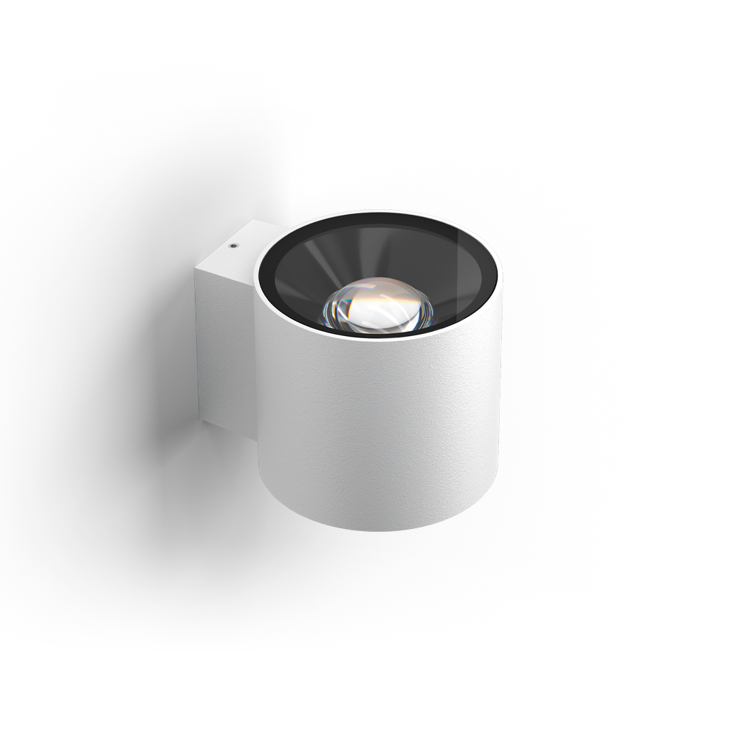 Spotlight Wall Mr Beam, Textured White, 2700K, Non-Dimmable, 64° Beam Angle, 8W, IP65, CRI>90