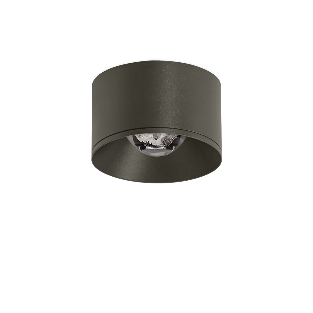 Spotlight Puck Outdoor, Textured Grey, 2700K, Non-Dimmable, 38° Beam Angle, 8W, IP65, CRI>90