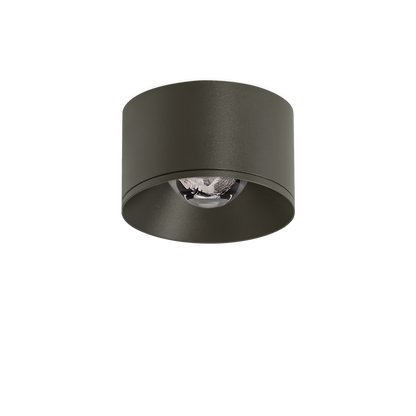 Spotlight Puck Outdoor, Textured Grey, 2700K, Non-Dimmable, 38° Beam Angle, 8W, IP65, CRI>90