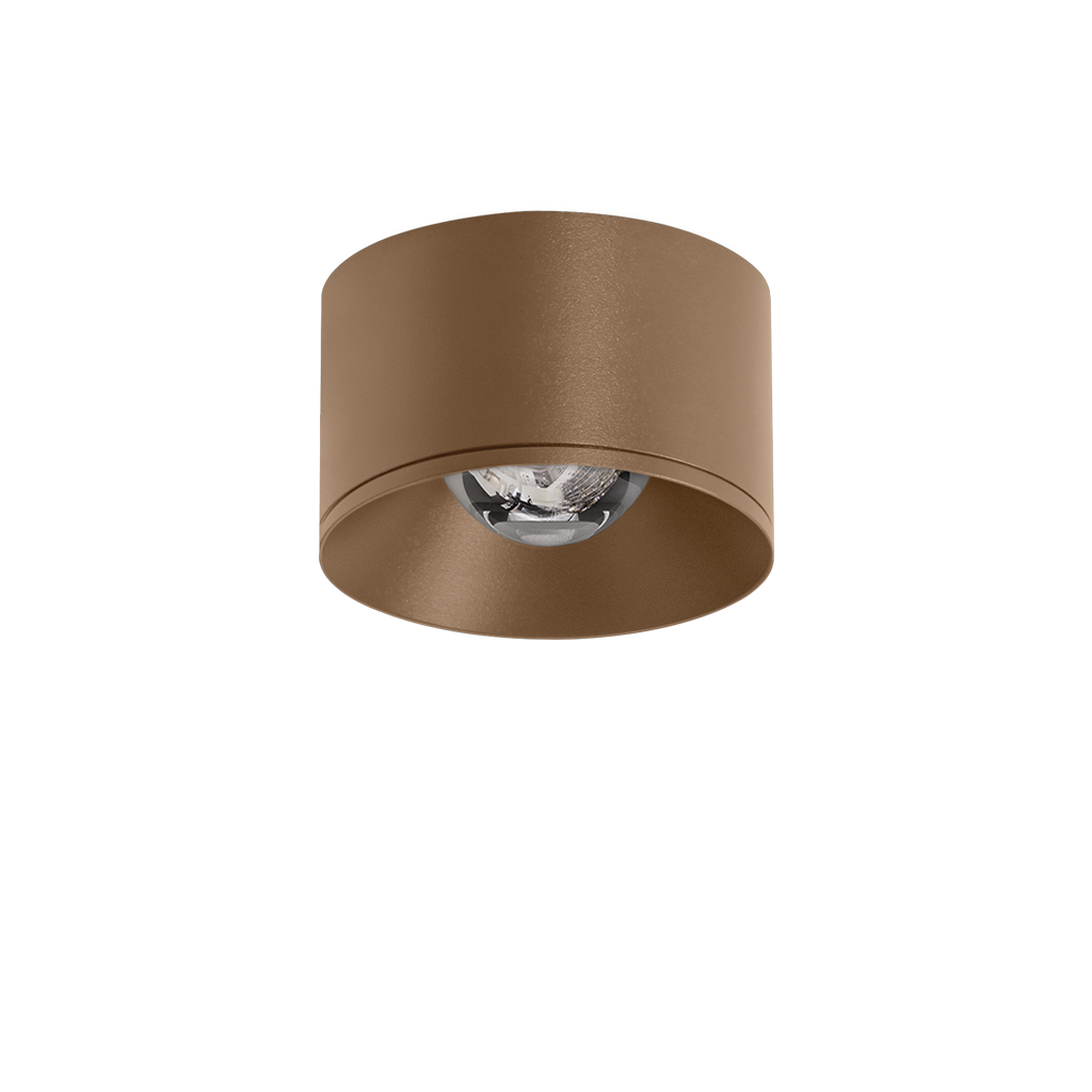 Spotlight Puck Outdoor, Textured Oxidon, 3000K, Non-Dimmable, 38° Beam Angle, 8W, IP65, CRI>90