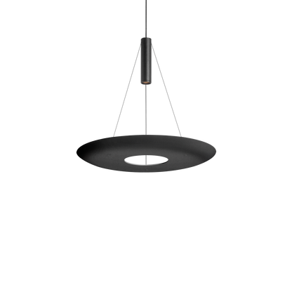 Pendul Tray 35 Base, Negru Texturat, 3000K, Dali, Unghi Up: 121° - Down: 29°, 3,3W, Ip20, Cri>90, Max. 5 M