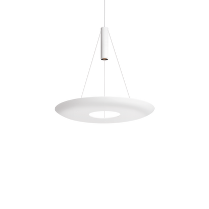 Pendul Tray 35 Wire Trimless, Alb Texturat, 3000K, Dali, Unghi Up: 121° - Down: 29°, 3,3W, Ip20, Cri>90, Max. 3 M