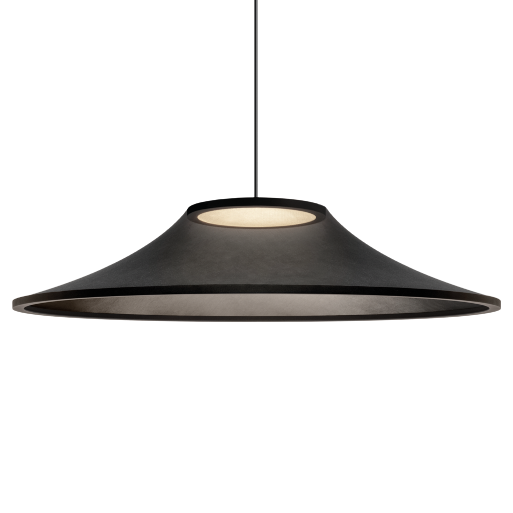 Pendant Warp 900 Base, Textured Black, 2700K, DALI, 78° Beam Angle, 7.2W, IP20, CRI>90, 2600 Mm