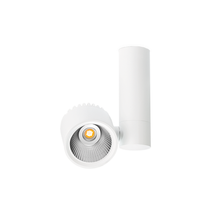 Spot Zen Tube Aplicat, Alb Texturat, 4000K, Fără Dimare, Unghi 16°, 23W, Ip20, Cri>90