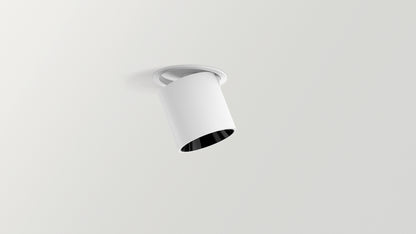 Spot Flip Incastrat, Alb Texturat, 3500K, Dali, Unghi 34°, 6W, Ip20, Cri>90