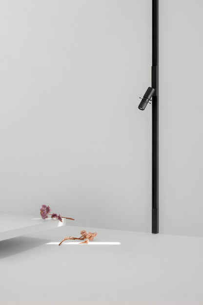 Track Spotlight Arkoslight Minimal Micro Shaper 24V, Black, 4000K, DIM options, 52° Beam Angle, 2.2W, IP20, CRI>90