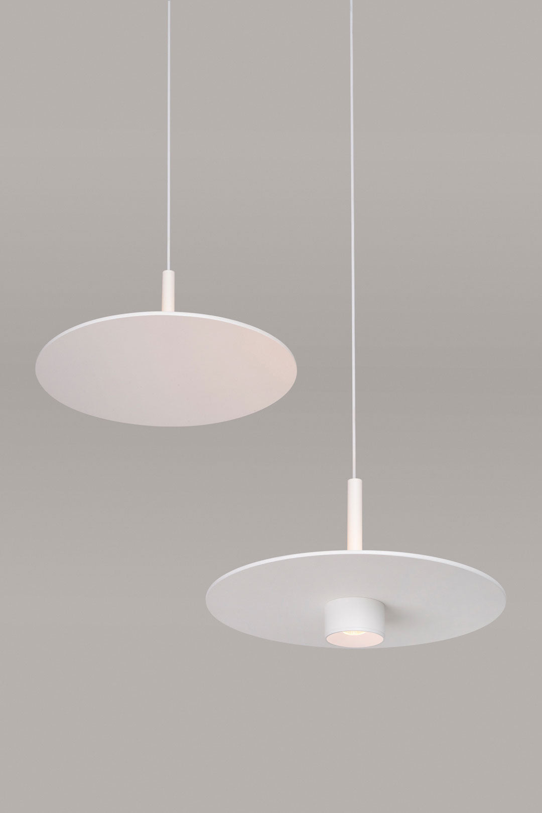 Pendant Zenit Indirect Base, Textured White, 2700K, Non-Dimmable, 101° Beam Angle, 3.7W, IP20, CRI>90, Max. 2 m