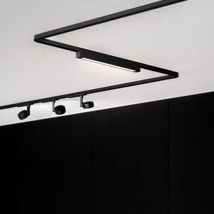 Spot Pentru Șină Arkoslight Minimal Line Micro 500 24V, Negru Mat, 2700K, Dim Options, Unghi 113°, 5W, Ip20, Cri>90
