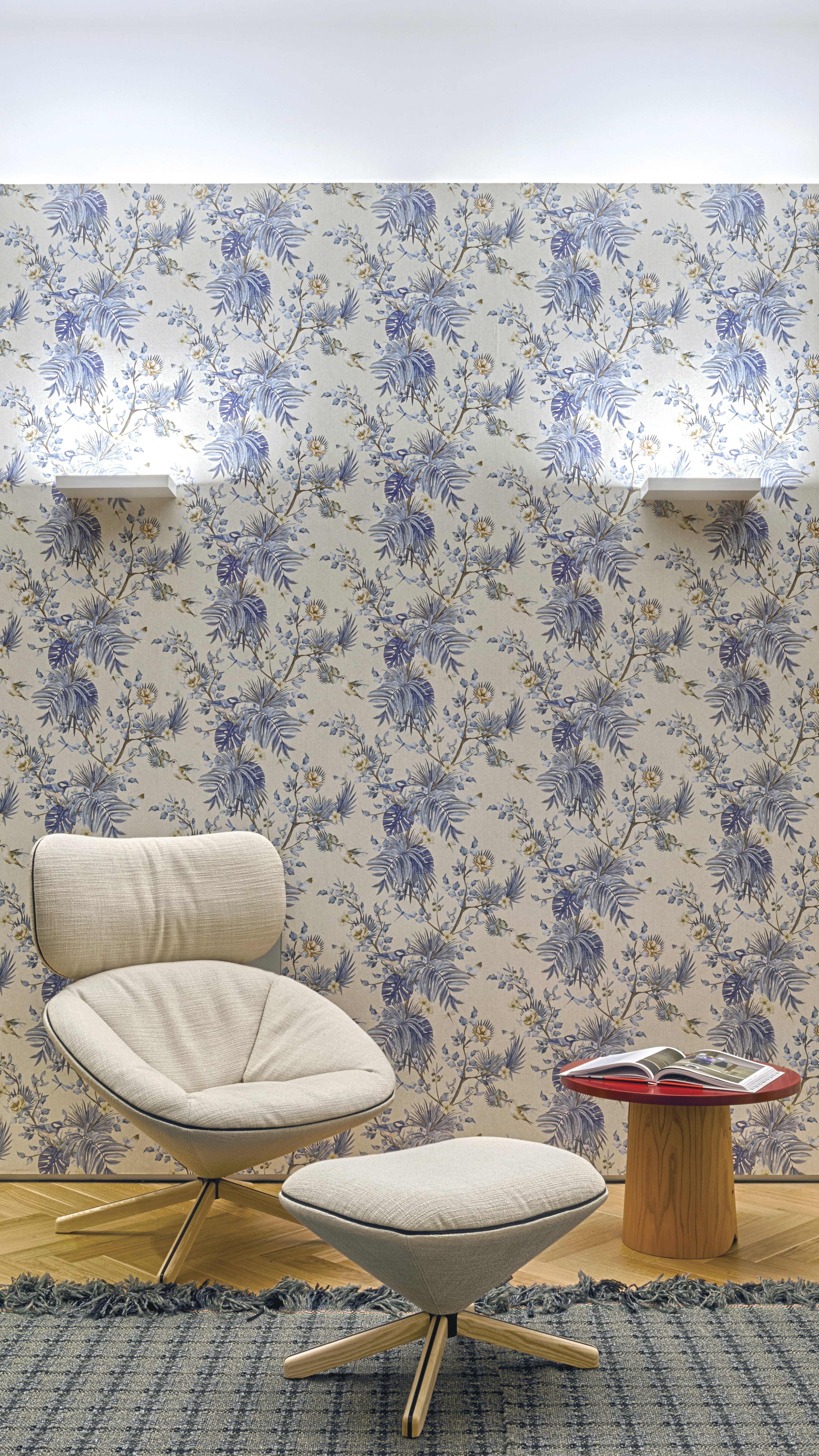 Wall Light Rec Double Mini, Primer Coat, 2700K, DALI / Push, 103° Beam Angle, 16.5W, IP20, CRI>90