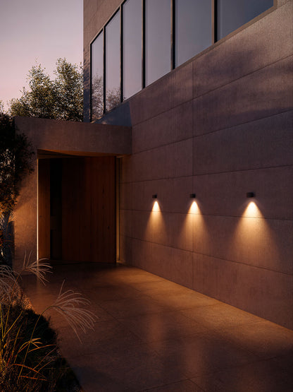 Spotlight Wall Mr Beam, Textured White, 2700K, Non-Dimmable, 64° Beam Angle, 8W, IP65, CRI>90