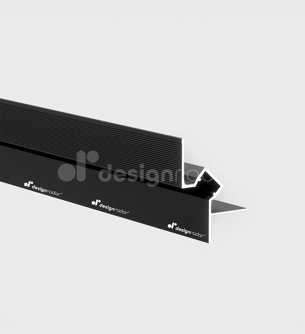 Profil Tip Scafă Ascunsă Shadow Gap Light, M3, Aluminiu, Negru Mat, Anodizat, 2 m, 42 x 55 mm